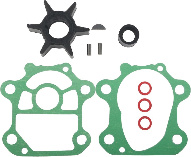 QUICKMARINE 6H3-44352 Marine Water Pump Impeller Service Kit fits Yamaha 4 Stroke 70 HP Boat Outboard Motor Replacement 6H3-44352-00 697-44352-00 Sierra 18-3069 - Image 5